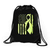 lyme disease awareness Drawstring Bags