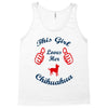 this girl love her chihuahua Tank Top