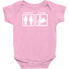 problem l&ouml;sung motorrad fahren  biker fun Baby Onesie