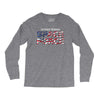 United States Space Force American Flag Long Sleeve Shirts