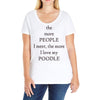 poodle lover Ladies Curvy T-Shirt