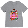 paw patrol birthday girl dad V-Neck Tee