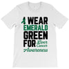 i wear emerald green for liver cancer awareness T-Shirt
