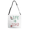 Life is Gucci Adjustable Strap Totes