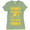 winner winner chicken dinner Ladies Fitted T-Shirt