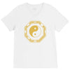 yin yang jingjang shirt china chinesisches denken V-Neck Tee