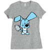 evil rabbit Ladies Fitted T-Shirt
