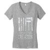 war paint Women's V-Neck T-Shirt