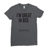 great in bed Ladies Fitted T-Shirt