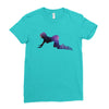 Space Girl Ladies Fitted T-Shirt
