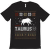 santa taurus christmas ugly t shirts T-Shirt
