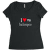 i love my bichonpoo Women's Triblend Scoop T-shirt