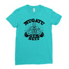 mugatu gym suit Ladies Fitted T-Shirt