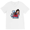 ash vs zombies V-Neck Tee