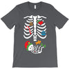 Christmas Skeleton mom and baby maternity T-Shirt