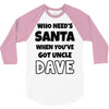 secret santa 3/4 Sleeve Shirt