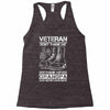 Veteran Don't Thank Me Thank My Grandpa Who Never Came Back Racerback Tank