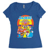 jamie and the magic torch cult funny retro Women's Triblend Scoop T-shirt