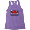 skinhead union jack, ideal birthday gift or present Racerback Tank