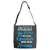 Saba Was Created because Grankids Need Real Heroes Adjustable Strap Totes
