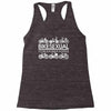 bikesexual i'll ride just about anything Racerback Tank