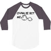 charlie bit me t shirt 2xl funny youtube nerdy geeky awesome humor coo 3/4 Sleeve Shirt