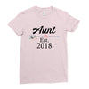 Aunt est.2018 Ladies Fitted T-Shirt