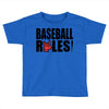 baseball rules Toddler T-shirt