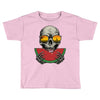 watermelon skull Toddler T-shirt