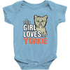 This Girl Loves Siberian Husky Baby Onesie
