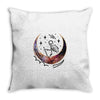 Space Skeleton Throw Pillow