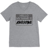 my name is awesome V-Neck Tee