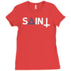 saint Ladies Fitted T-Shirt