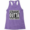 straight outta tilted towers Racerback Tank