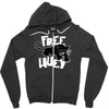 free huey Zipper Hoodie