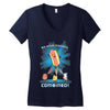 by your powers combined! Women's V-Neck T-Shirt