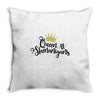 queen shenanigans Throw Pillow