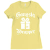 gangsta wrapper Ladies Fitted T-Shirt