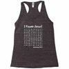 i Found Jesus Racerback Tank
