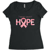 breast cancer hope Women's Triblend Scoop T-shirt