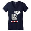 nes game   blow me! Women's V-Neck T-Shirt
