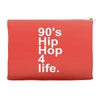 90's hip hop music Accessory Pouches