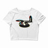 pedestrians vectorized Crop Top