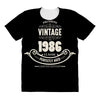premium vintage 1986 classic perfectly aged limited edition All Over Women's T-shirt