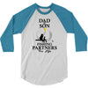 Dad And Son Fishing Partners For Life 3/4 Sleeve Shirt