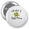 world's best mom Pin-back button
