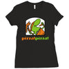 pizza pizza Ladies Fitted T-Shirt