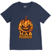 mad halloween pumpkin V-Neck Tee