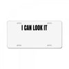 i can look it License Plate