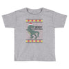 ugly dinosaur merry christmas Toddler T-shirt